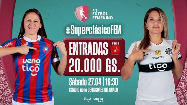 Cartelera con clásico en Fútbol Femenino – Fútbol