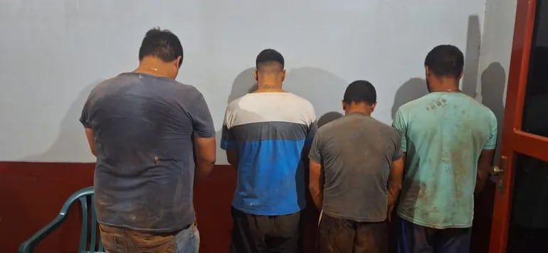 Identifican a los siete detenidos por el robo al cajero del Banco Nacional de Fomento en Yatytay