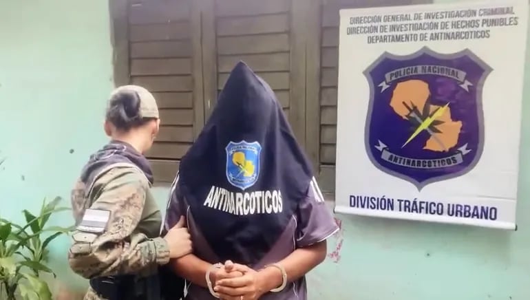 Incautan drogas y detienen a una mujer en operativo antidrogas en Luque