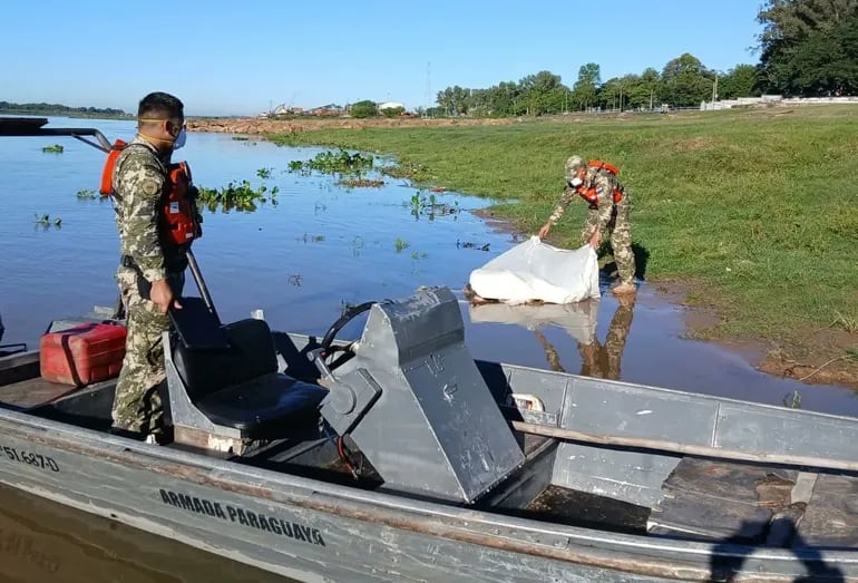 La Armada halló el cuerpo de una mujer en Piquete Cue