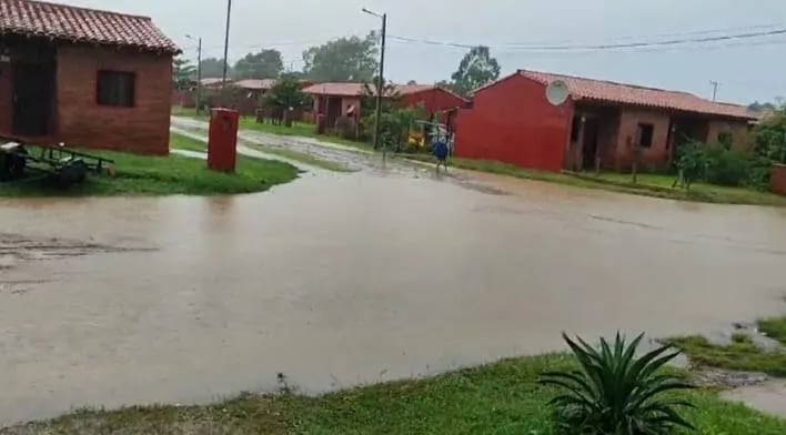 Lluvias afectan a distritos de Misiones