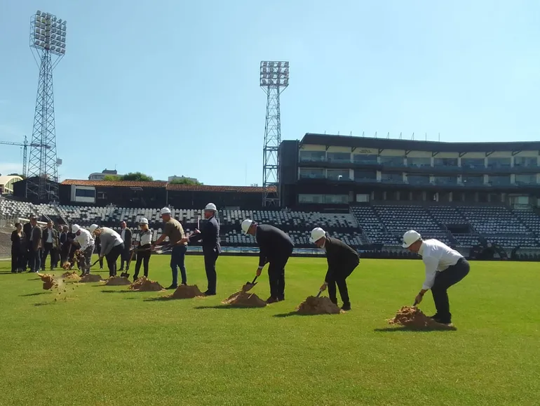 Olimpia y la palada inicial para el nuevo estadio ODD – Olimpia