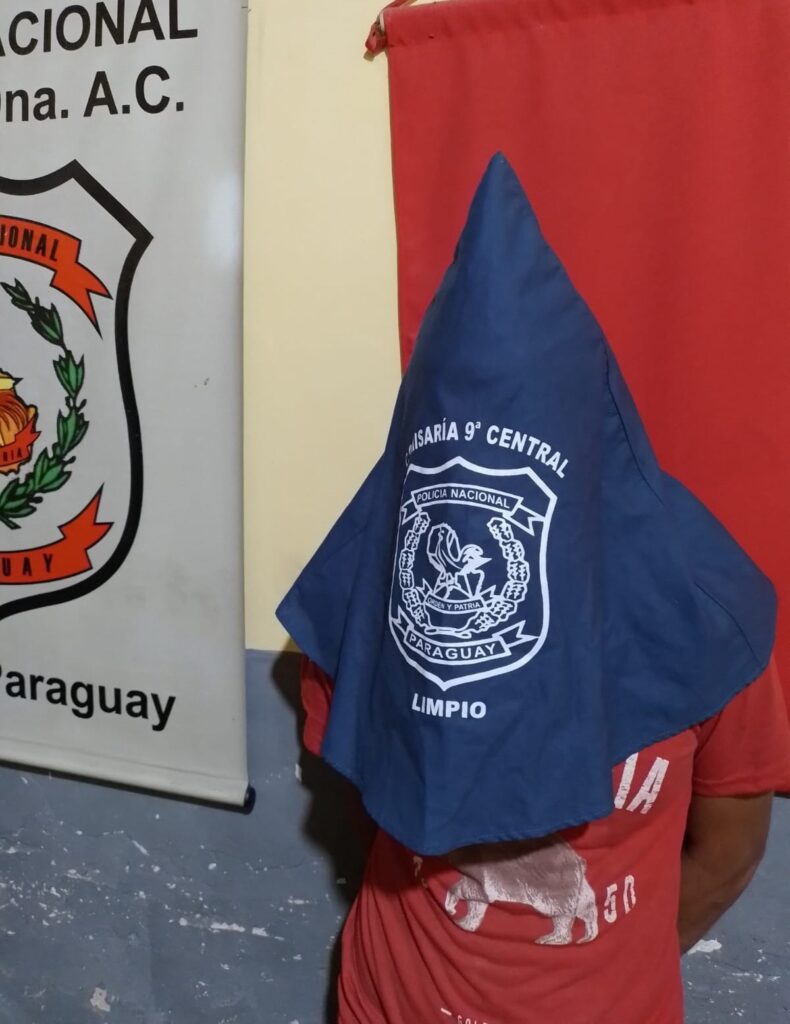 Policía aprehende a hombre por violencia intrafamiliar en Limpio