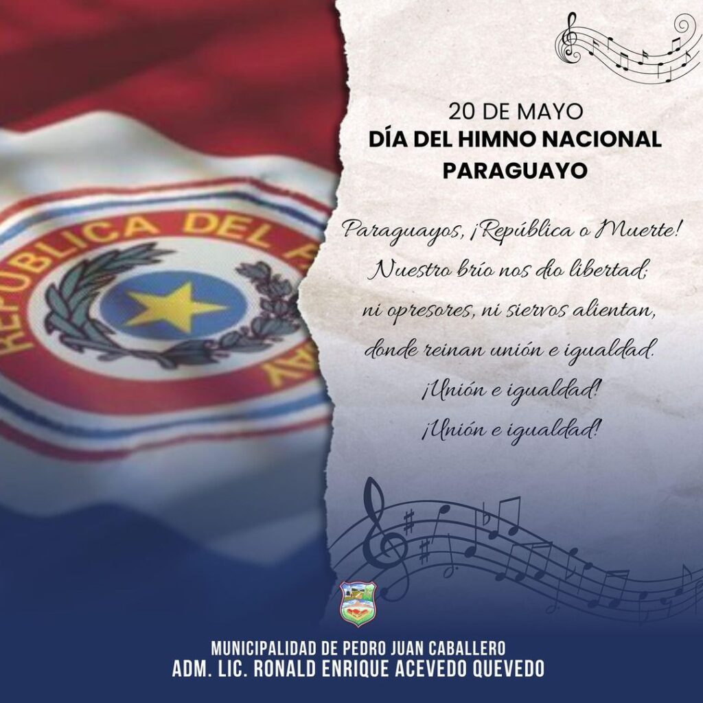 PJC: Día del Himno Nacional Paraguayo: Celebración de la patria.