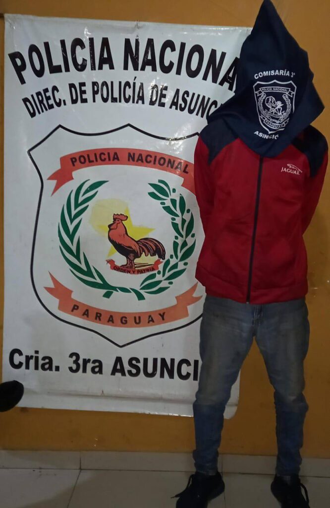 Aprehendido por hurto agravado en calles de Asunción