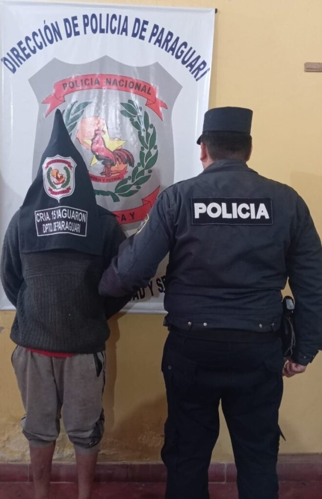 Detenido por robo hombre de 20 años en Yaguarón.