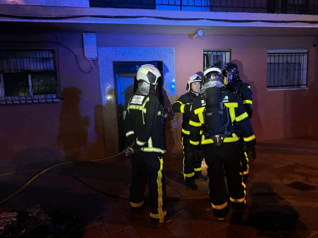 Incendio en Getafe deja 18 intoxicados y 2 hospitalizados