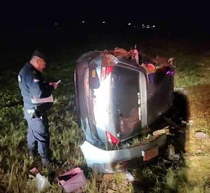 Choque frontal entre transportadora de caudales y otro vehículo dejó dos heridos