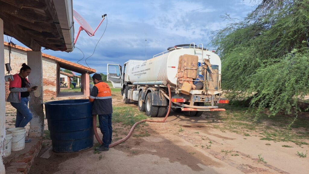 Envían más litros de agua al Chaco ante sequía