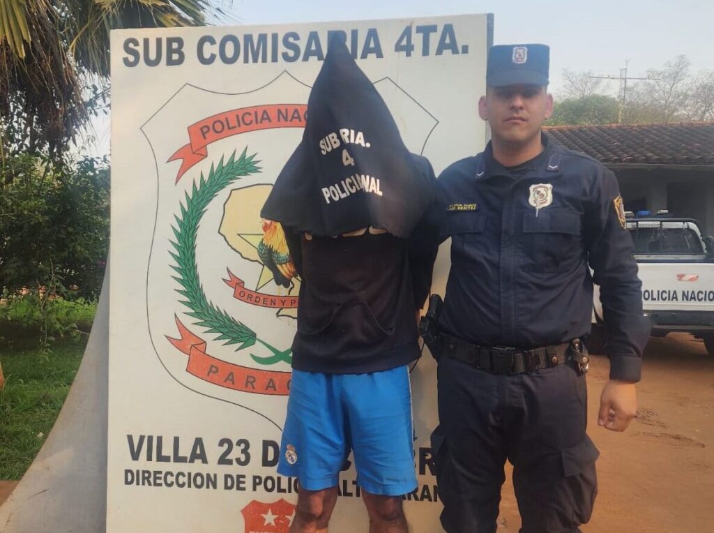 En incidentado procedimiento, detenido amenazó con quemar vivienda de policía