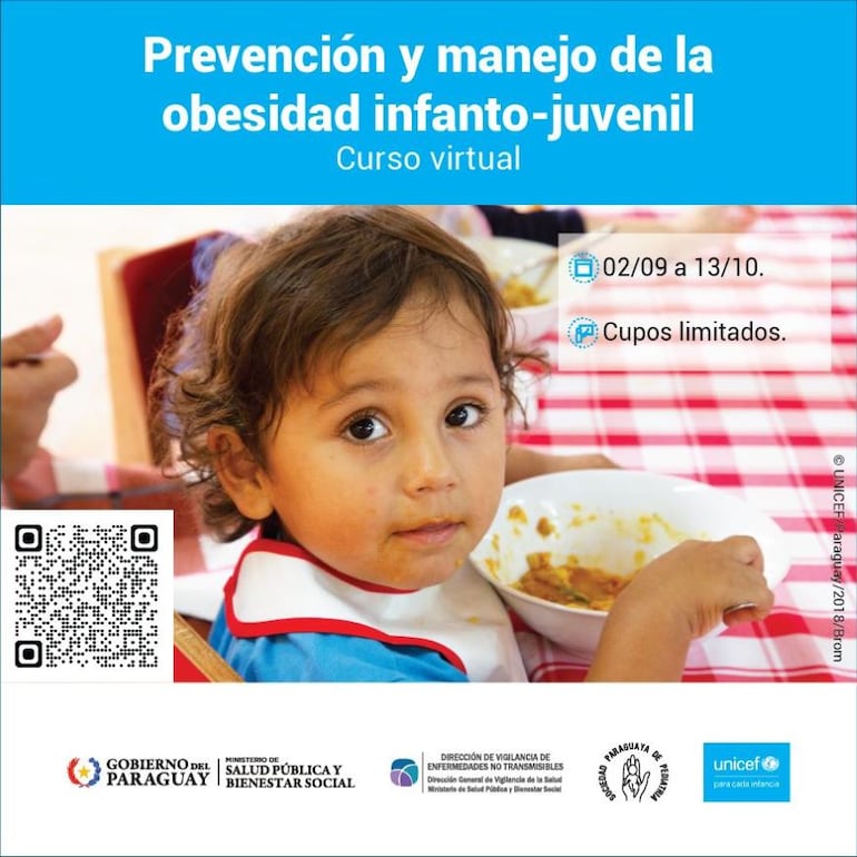 Segunda edición del “Curso virtual para la prevención y manejo de la obesidad infantojuvenil”