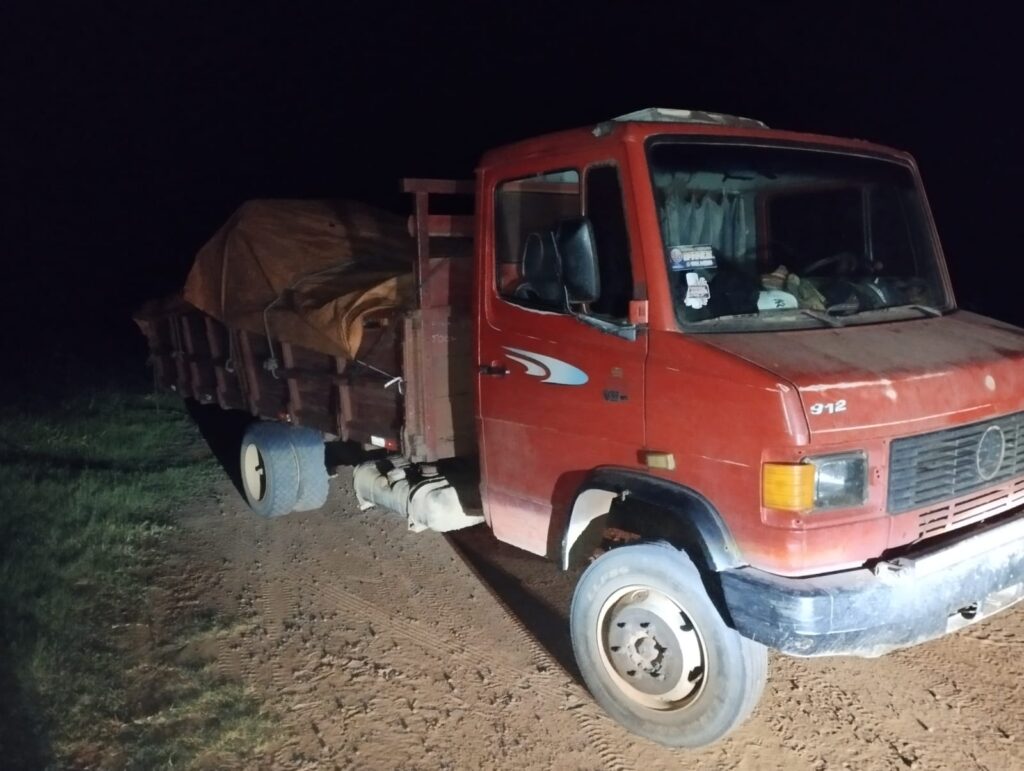 Puentesiño: incautan camión y madera sin documentaciones