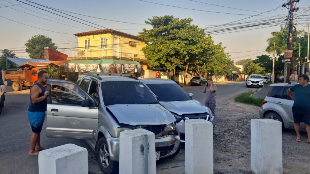 Video: militar alcoholizado protagonizó accidente en Mariano Roque Alonso