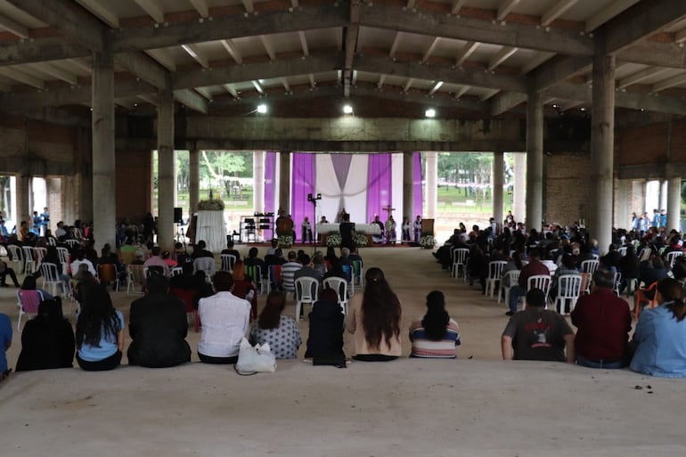 Inició el novenario de la Virgen del Paso en Itapé