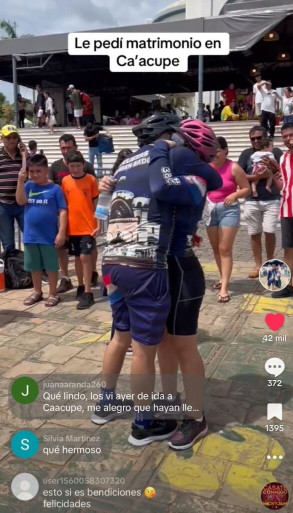 Iván y Laura: kilómetros de amor a dos ruedas coronados ante la Virgen de Caacupé