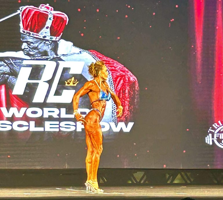 La fisicoculturista Carmen Elizabeth Vergara se consagró campeona en el Ronnie Coleman World Muscleshow Open & Master, en Ciudad del Este.