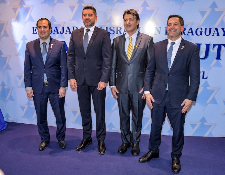 Acto por los 77 años del Estado de Israel, con presencia de Alliana y Cartes