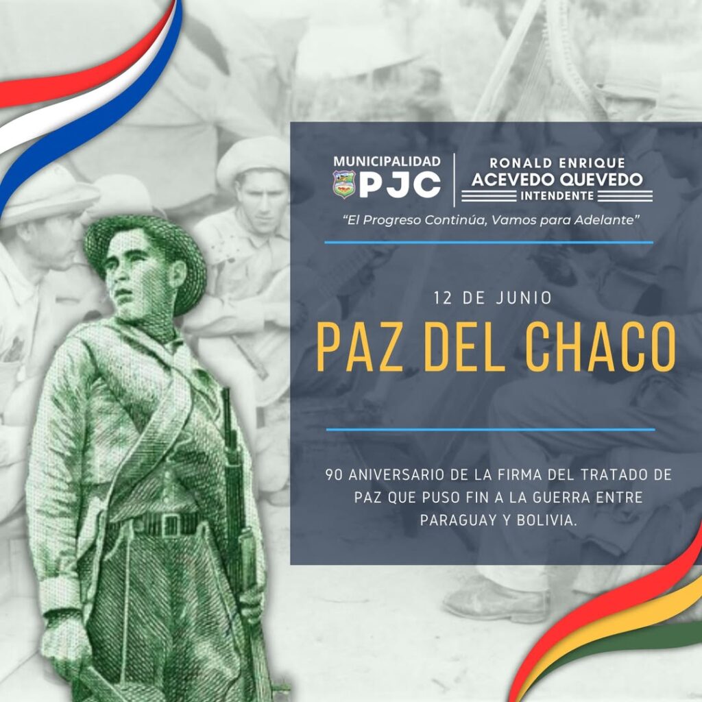 PJC: 12 de junio conmemoración del Día de la Paz del Chaco