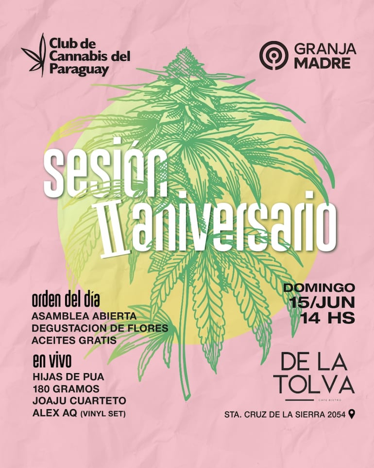 Aniversario del Club de Cannabis del Paraguay: así avanza la legalización en el país