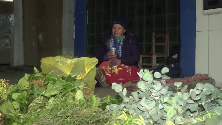 Dignidad y esfuerzo: nobles trabajadoras desafían el frío por el sustento diario