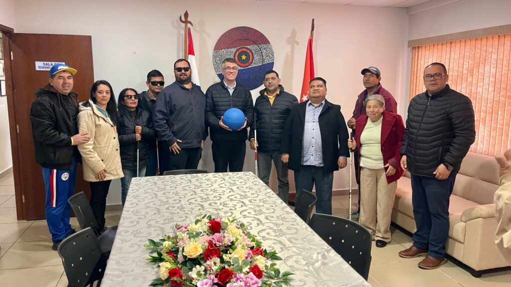 PJC: Visita del Presidente Nacional a la Asociación de Personas con Discapacidad Visual