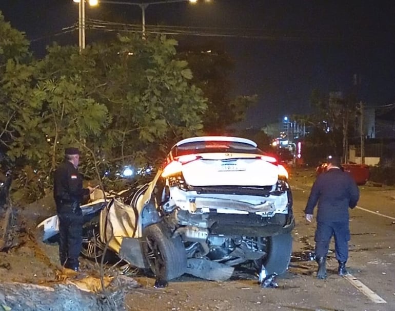 Triple accidente en autopista Silvio Pettirossi deja como saldo un fallecido