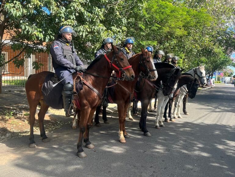 Fuerte operativo de seguridad para la inauguración de los Panamericanos Junior Asu 2025