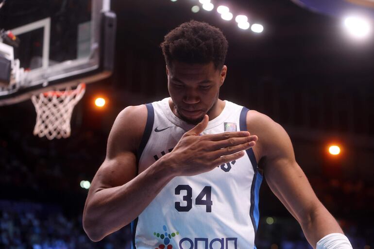 Grecia gana a Bélgica sin Giannis Antetokounmpo en su primera prueba antes del Eurobasket