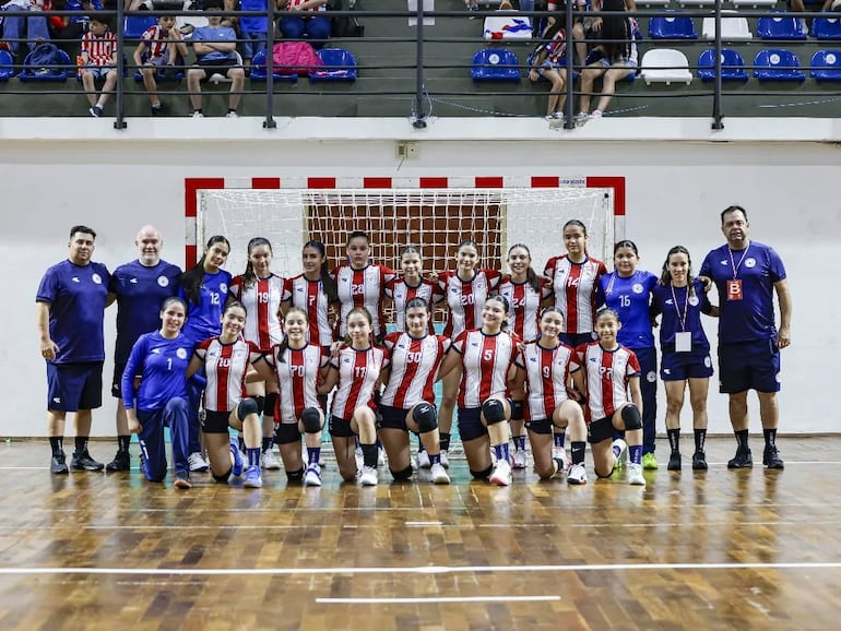Balonmano: Las niñas de Paraguay A inician con victoria el Sur Centro de menores