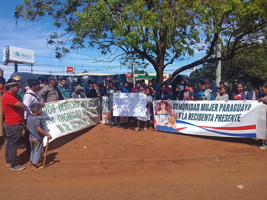 Minga Guazú: comunidades indígenas mantienen protesta contra la regionalización del INDI