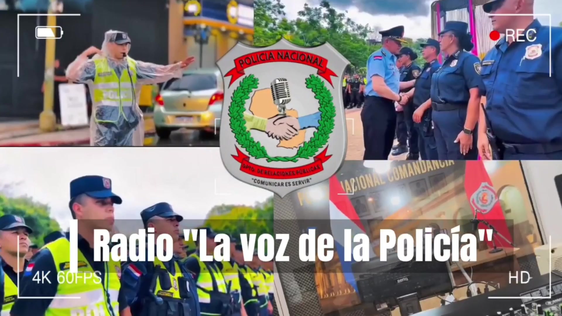 Apertura del programa Ronda Vespertina en La Voz de Policía