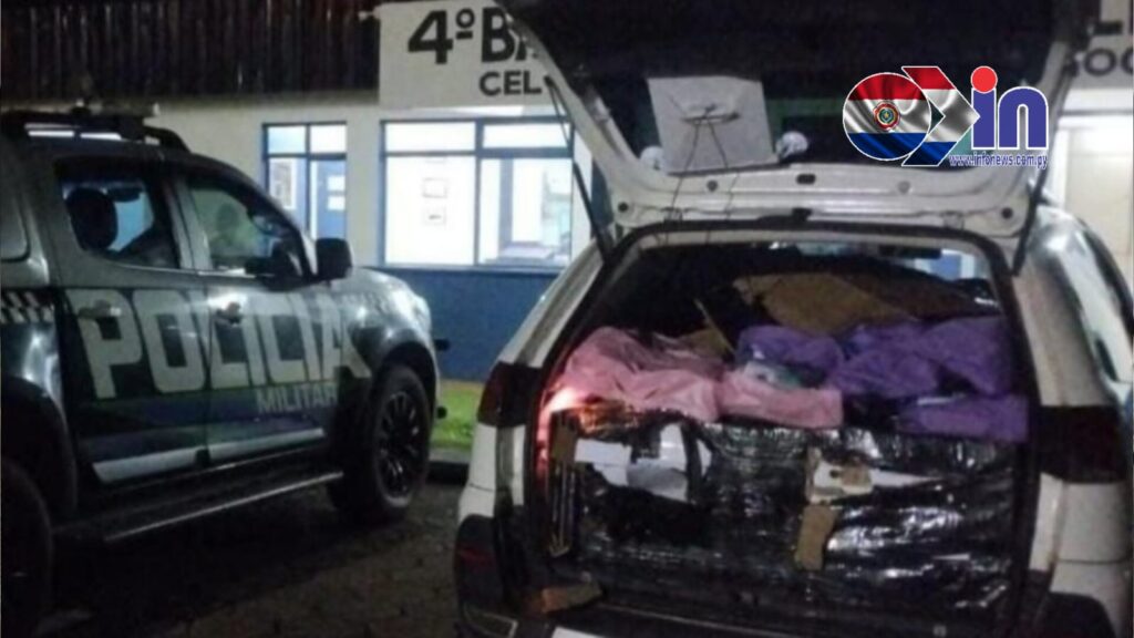 Polícia Militar apreende veículo carregado com produtos de contrabando em Ponta Porã