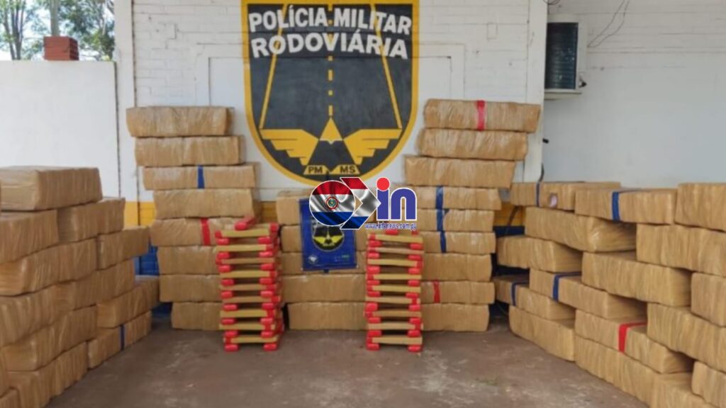 Polícia Militar rodoviária apreende 2,5 toneladas de maconha em Ponta Porã
